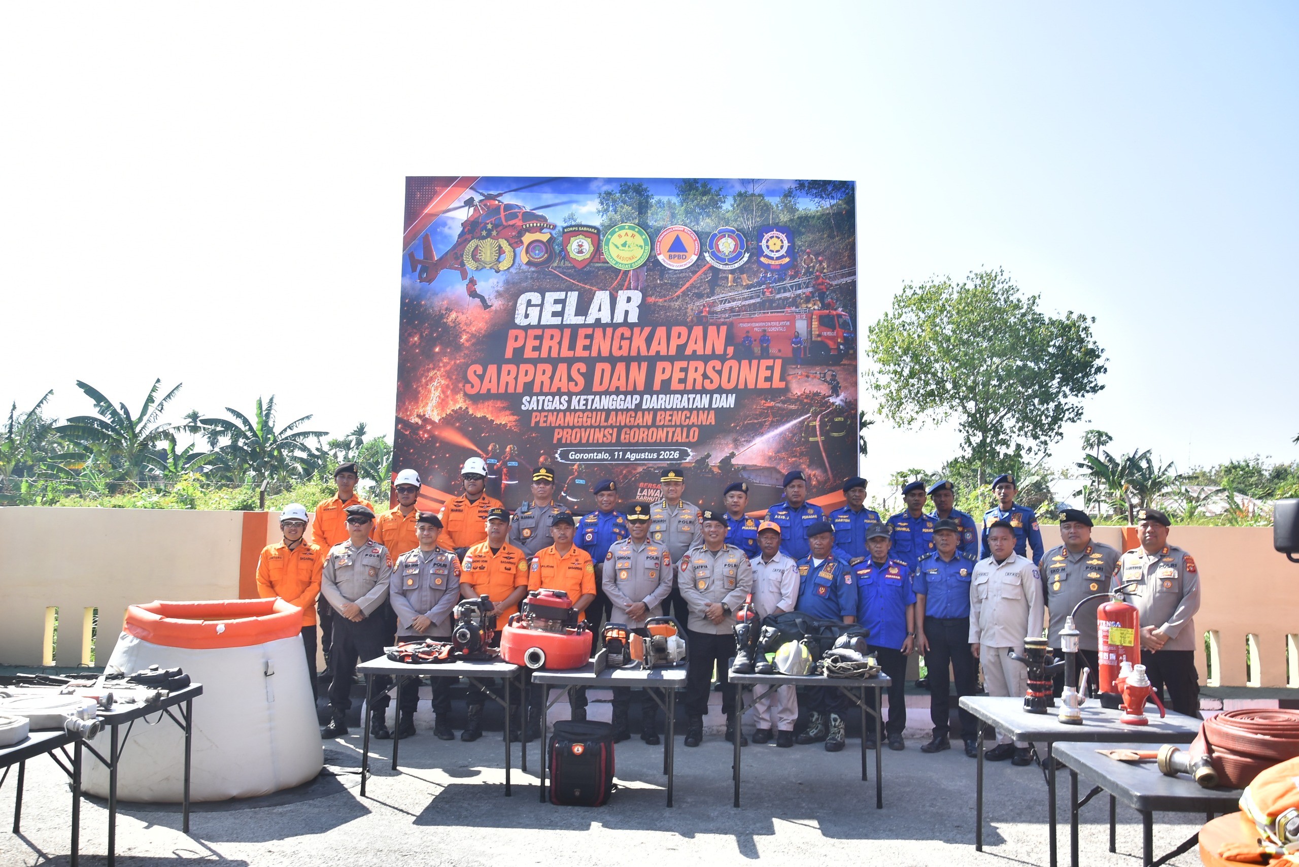 BASARNAS GORONTALO PERKUAT SINERGI KESIAPSIAGAAN HADAPI KARHUTLA